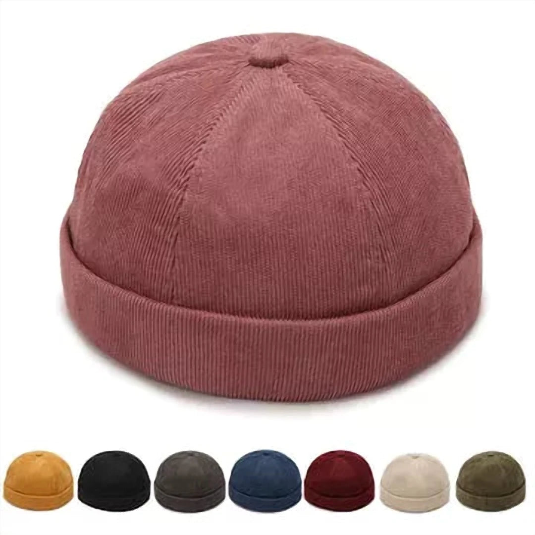 Men's Organic Cotton Corduroy Docker Cap – view 2