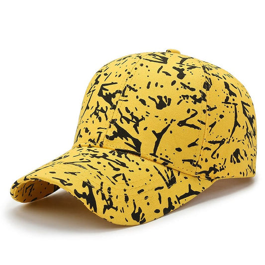 Men's Cotton Paint Splatter Baseball Cap – view 1