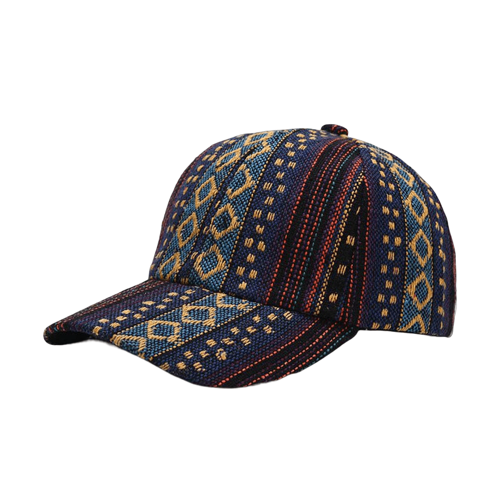 Men's Bohemian Vintage-Style Cotton Baseball Cap – view 4