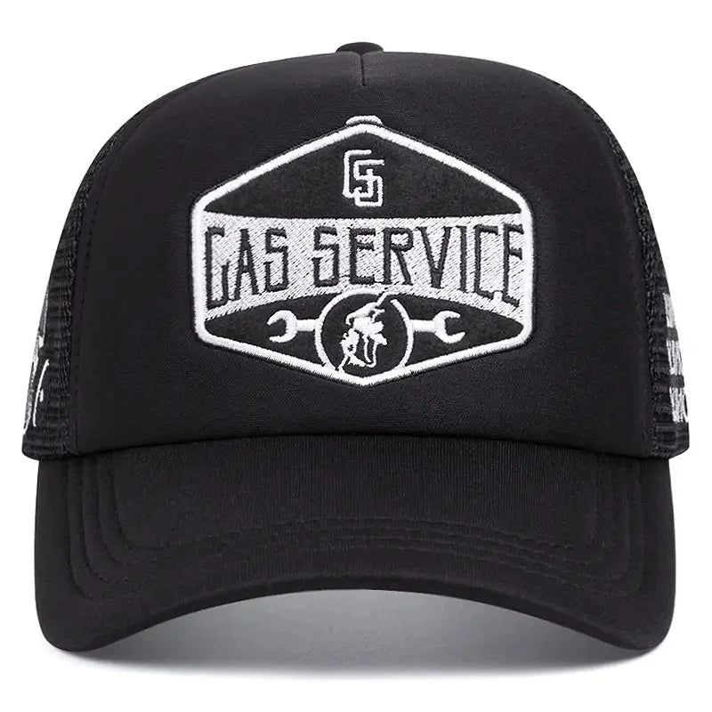 Gas Service Men's Cotton Trucker Baseball Cap – view 7