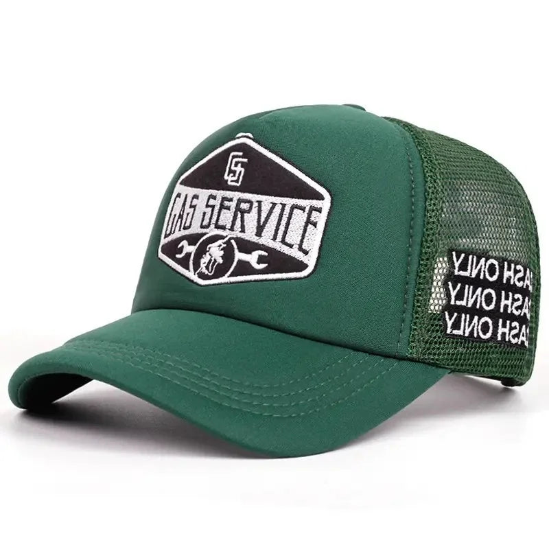 Gas Service Men's Cotton Trucker Baseball Cap – view 5