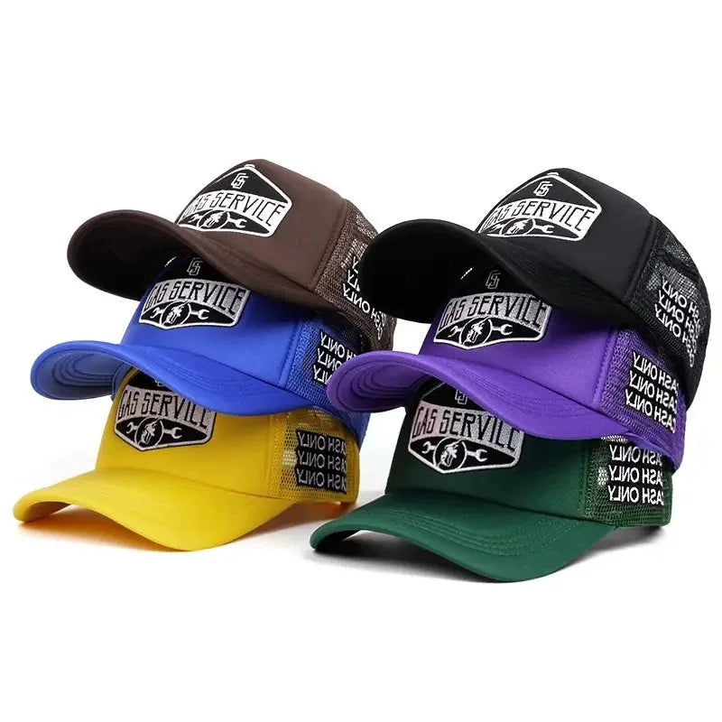 Gas Service Men's Cotton Trucker Baseball Cap – view 8
