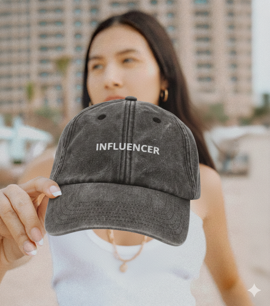 Influencer Men's Washed Cotton Baseball Cap – view 2