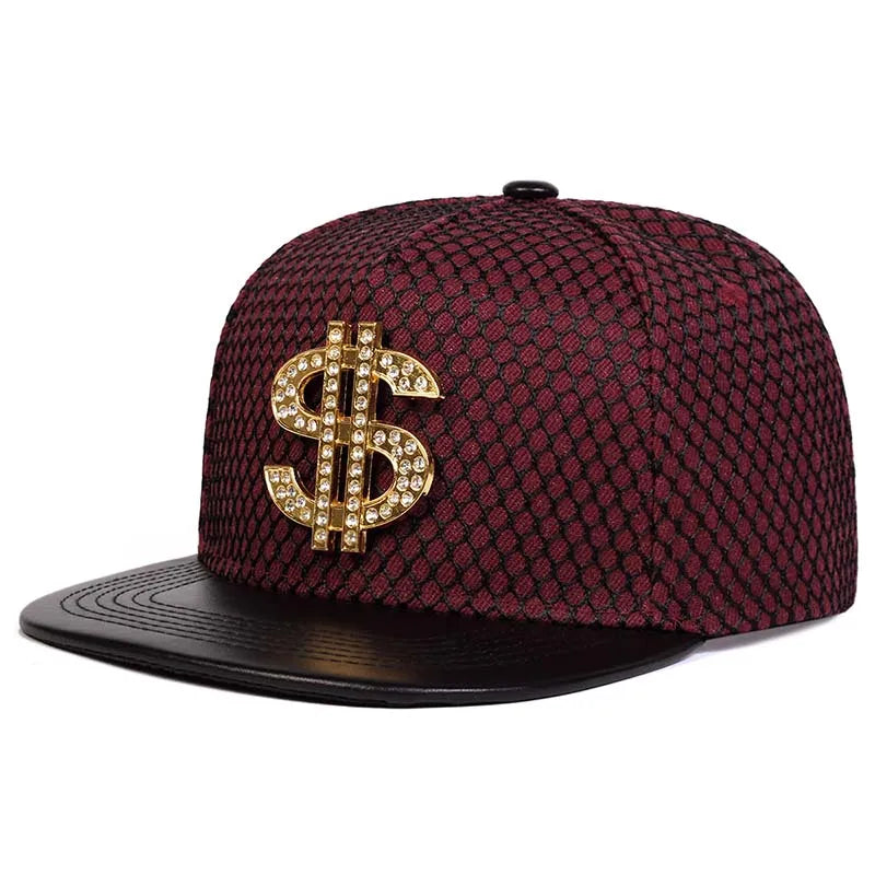 Golden Dollar Men's Snakeskin-Effect Snapback Baseball Cap – view 7