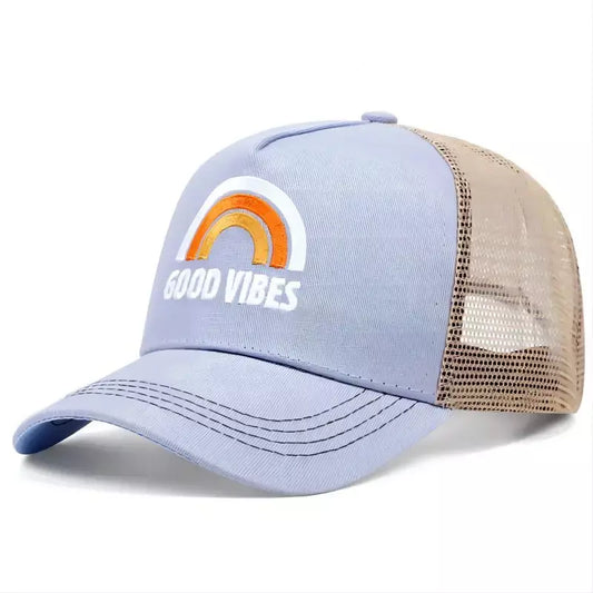 Good Vibes Men's Rainbow Trucker Baseball Cap – view 2