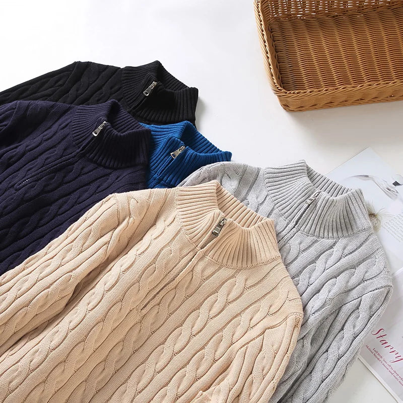 Viterbo Men's Cotton Knit Jumper – view 15