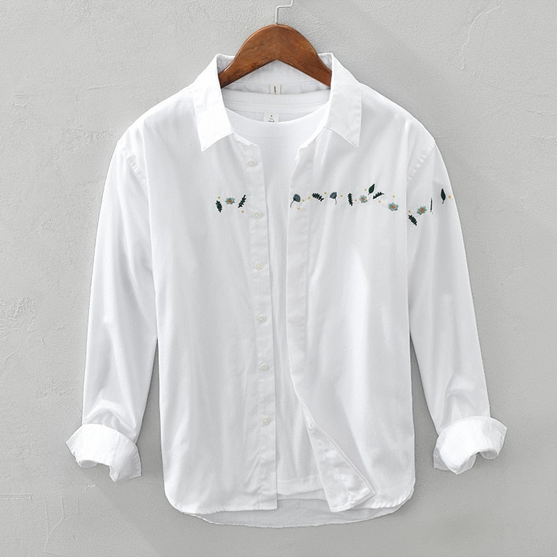 Tupaciguara Men's Cotton Long Sleeve Shirt – view 2