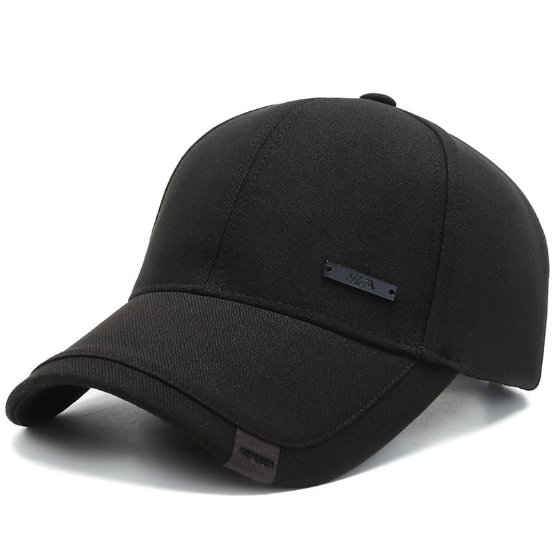 Men's Plain Cotton Baseball Cap – view 1