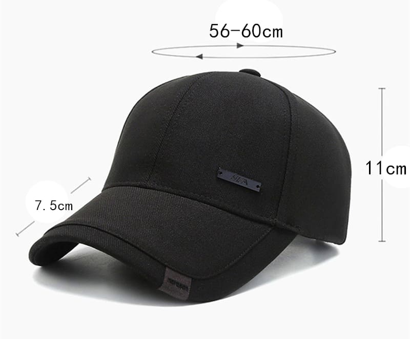 Men's Plain Cotton Baseball Cap – view 7