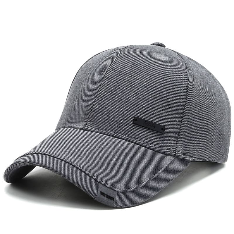 Men's Plain Cotton Baseball Cap – view 3