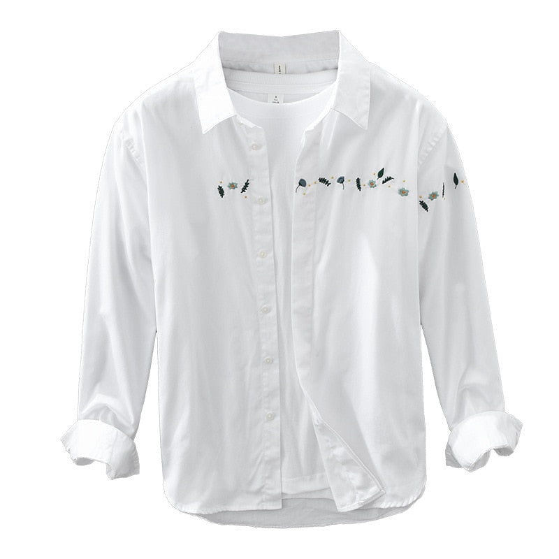 Tupaciguara Men's Cotton Long Sleeve Shirt – view 6