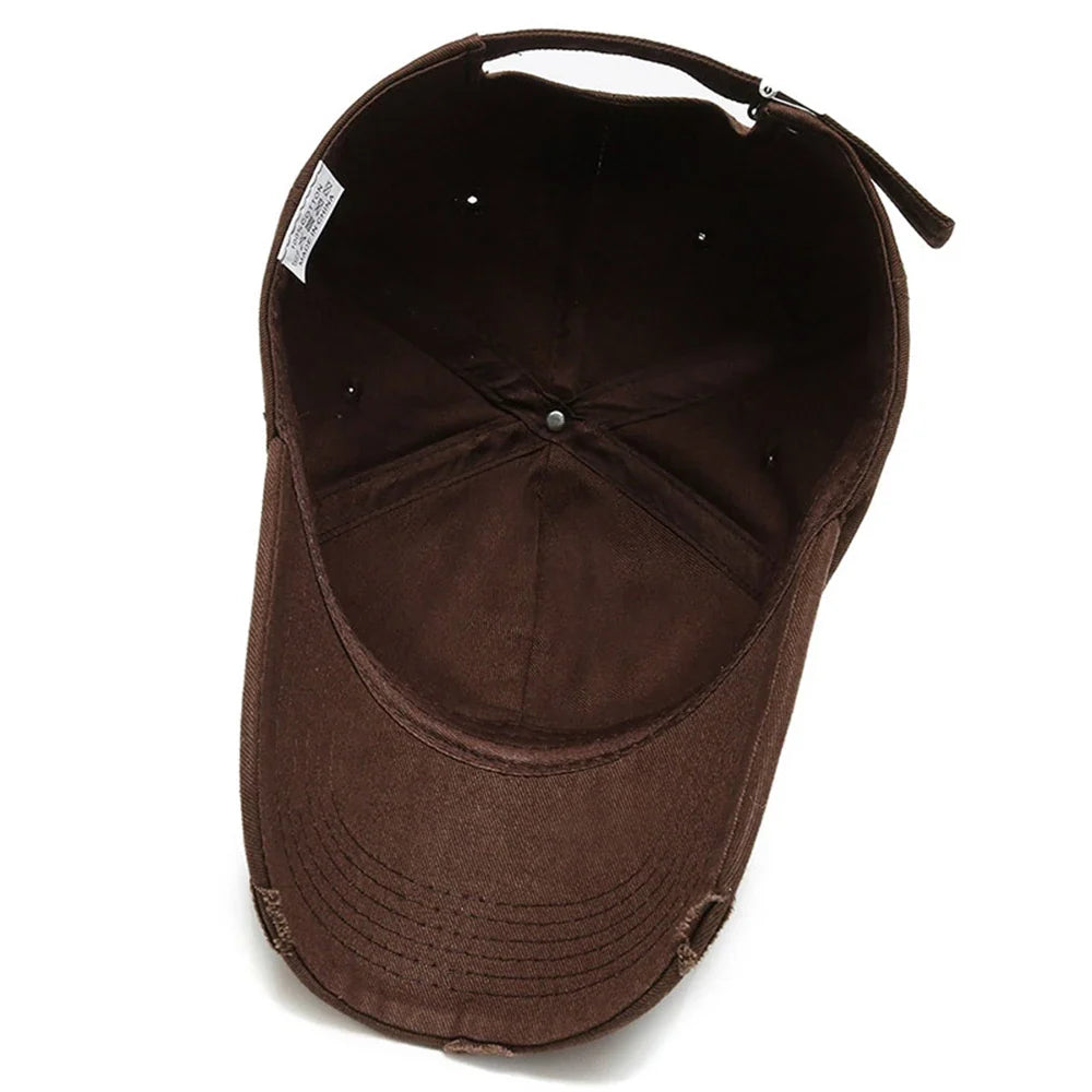 Happy To Be Here Men's Embroidered Cotton Baseball Cap – view 12