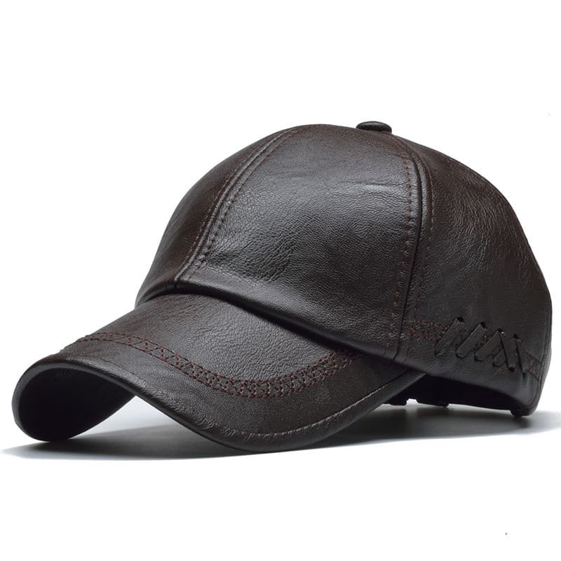 Hartley Men's Faux Leather Baseball Cap – view 4