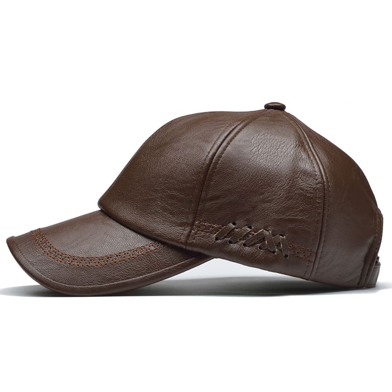 Hartley Men's Faux Leather Baseball Cap – view 6