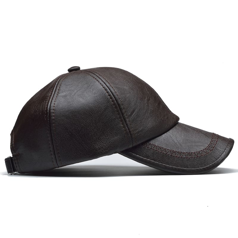 Hartley Men's Faux Leather Baseball Cap – view 5