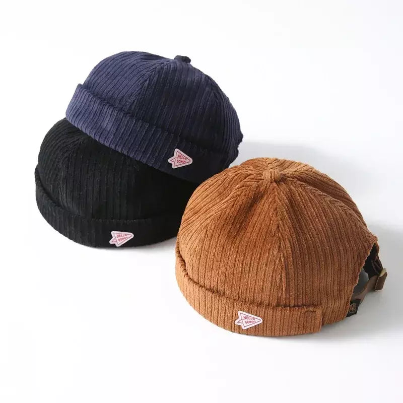 Hello Domog Men's Corduroy Docker Cap – view 5