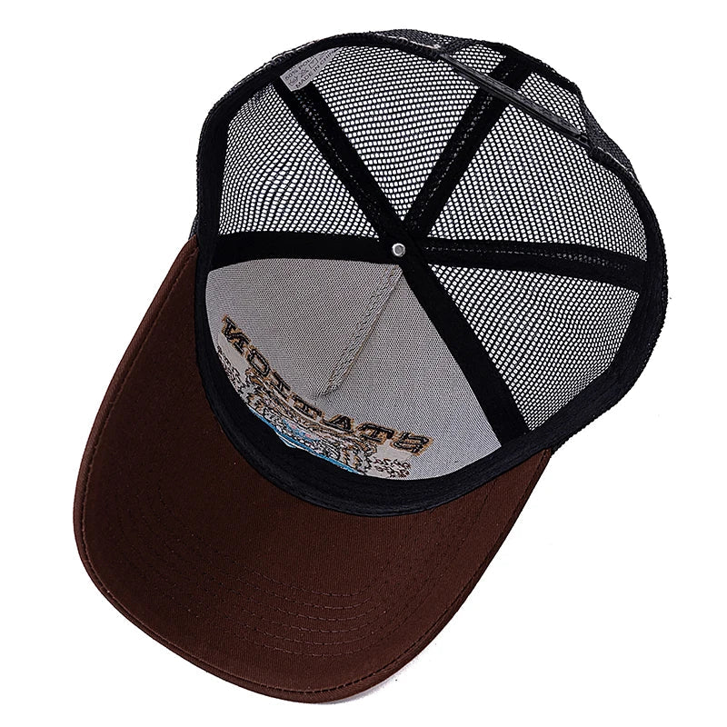 Hunting Bear Men's Patch Trucker Baseball Cap – view 9