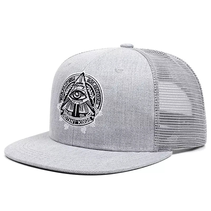 Illuminati Men's Cotton Snapback Baseball Cap – view 4