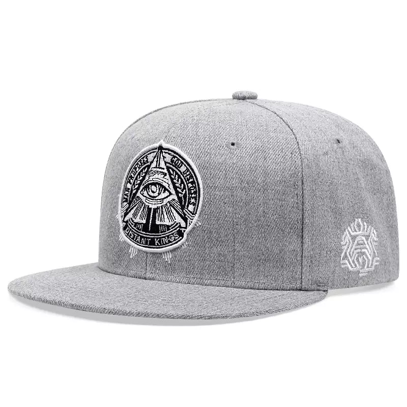 Illuminati Men's Cotton Snapback Baseball Cap – view 2