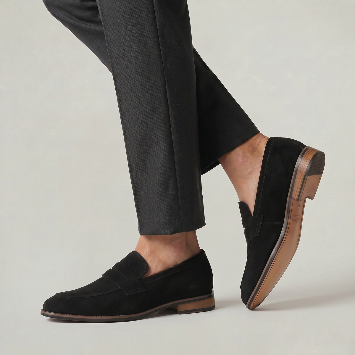 Men's Suede-Look Slip-On Loafers – view 6