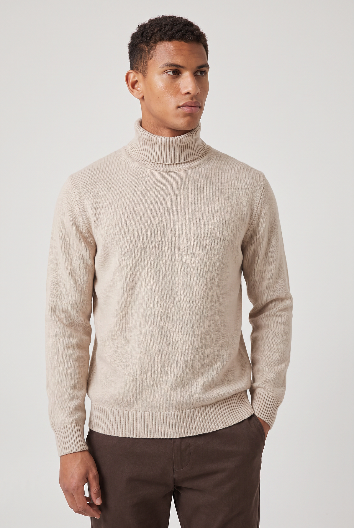 Men's Slim Fit Roll Neck Jumper – view 19