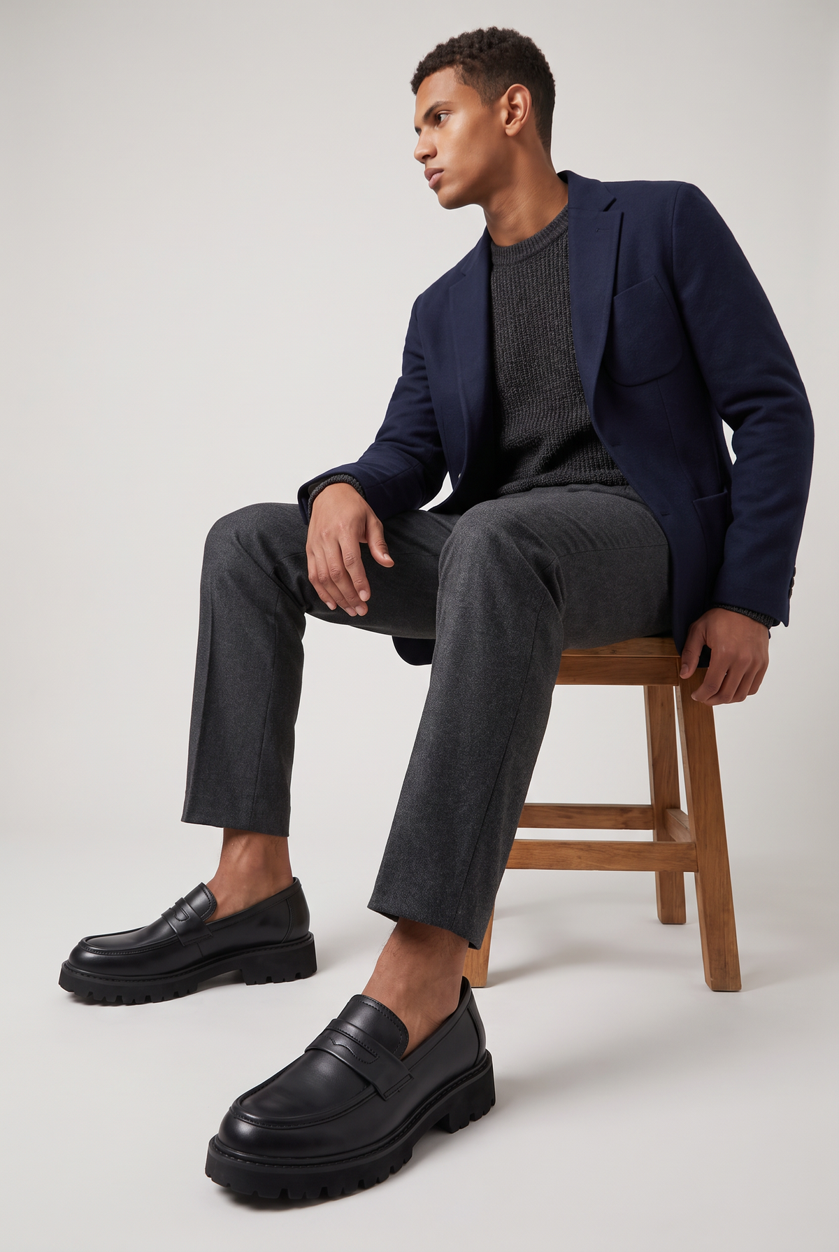 Men's Chunky Penny Loafers – view 2