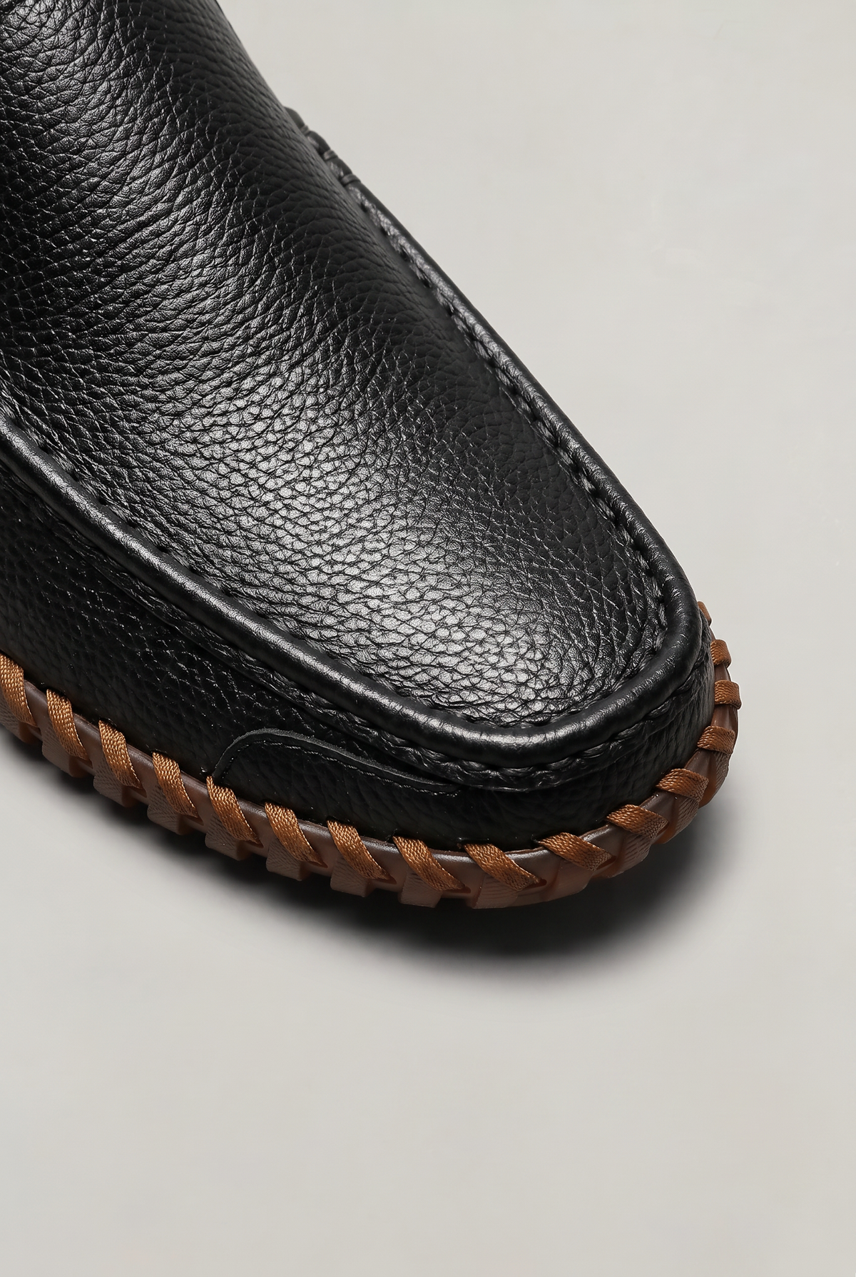 Men's Faux Leather Slip-On Loafers – view 3