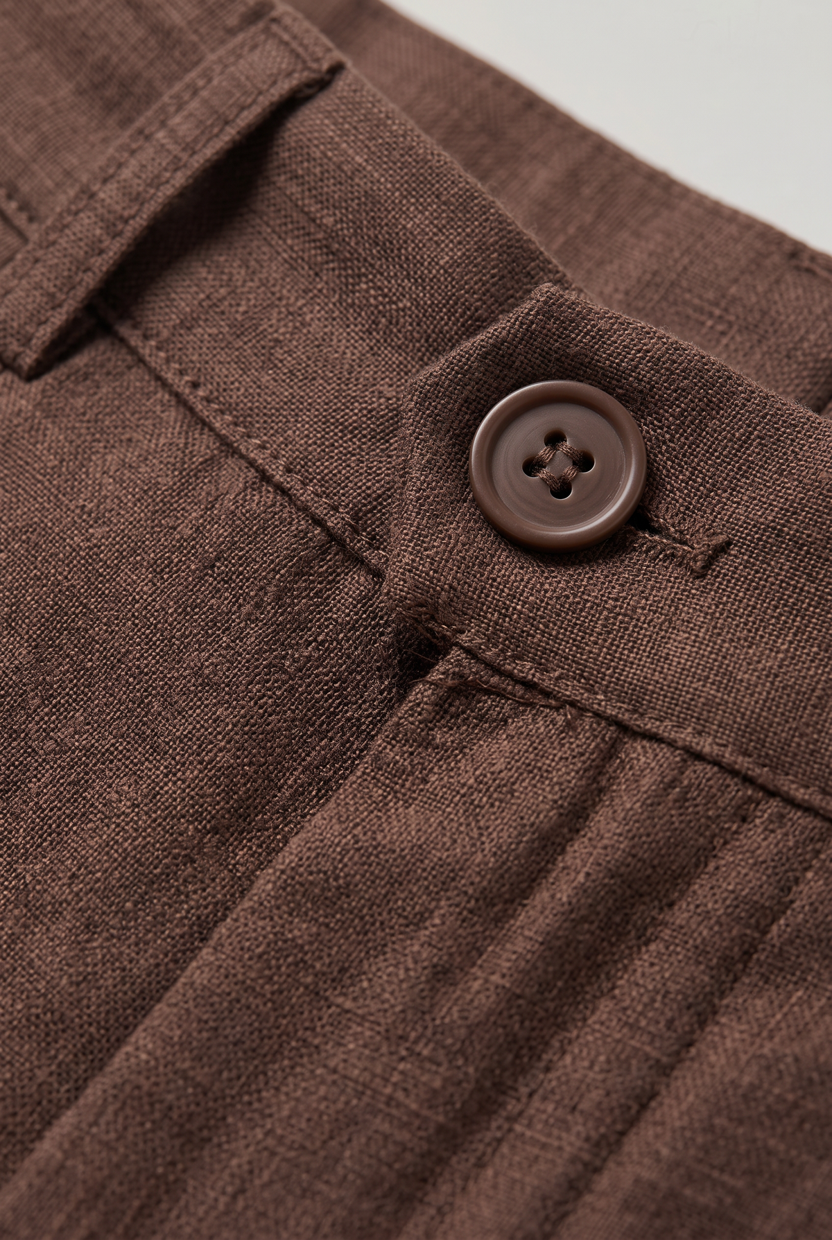Men's Relaxed Straight Wide-Leg Linen Trousers – view 6