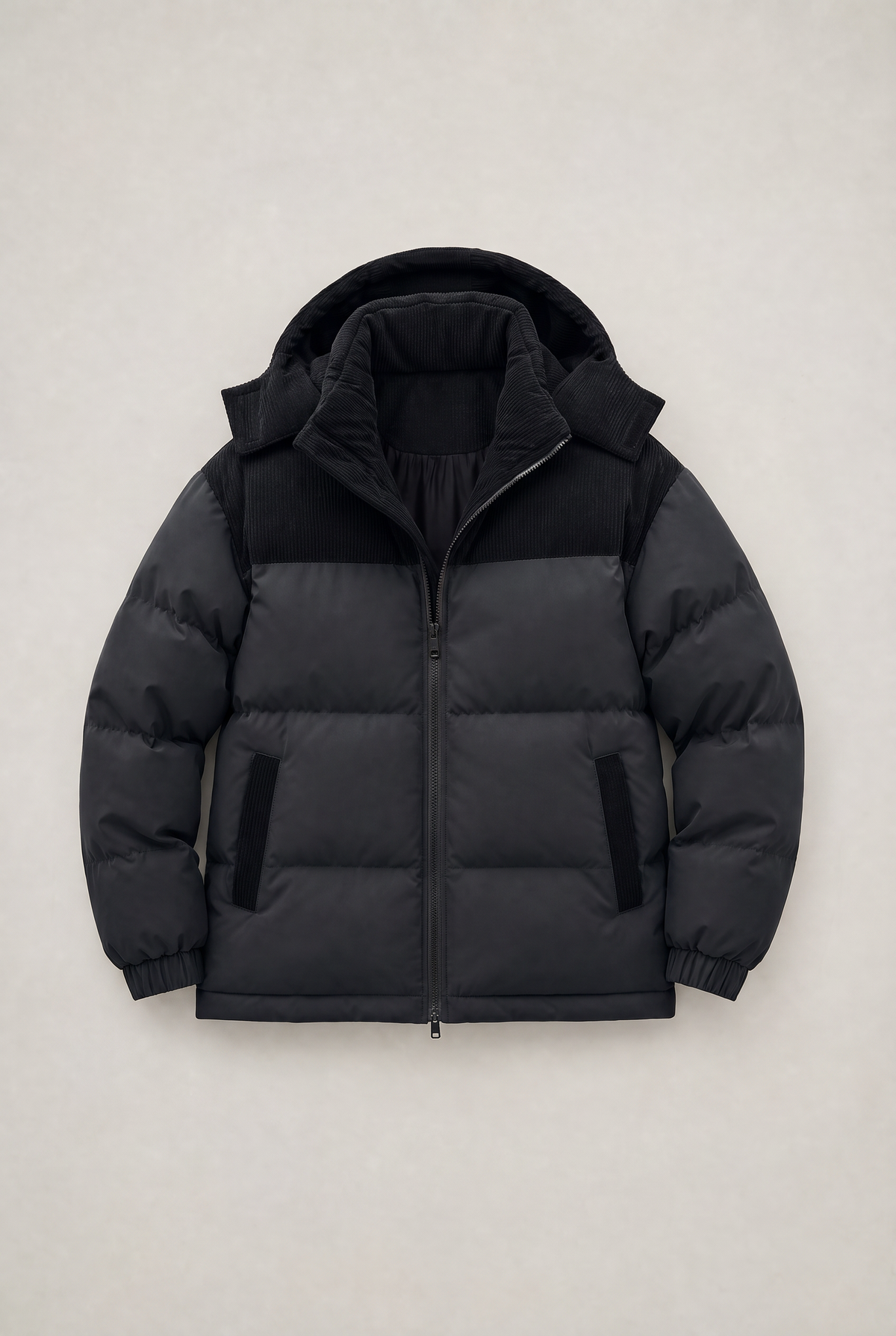 Men's Hooded Cord Puffer Jacket – view 7