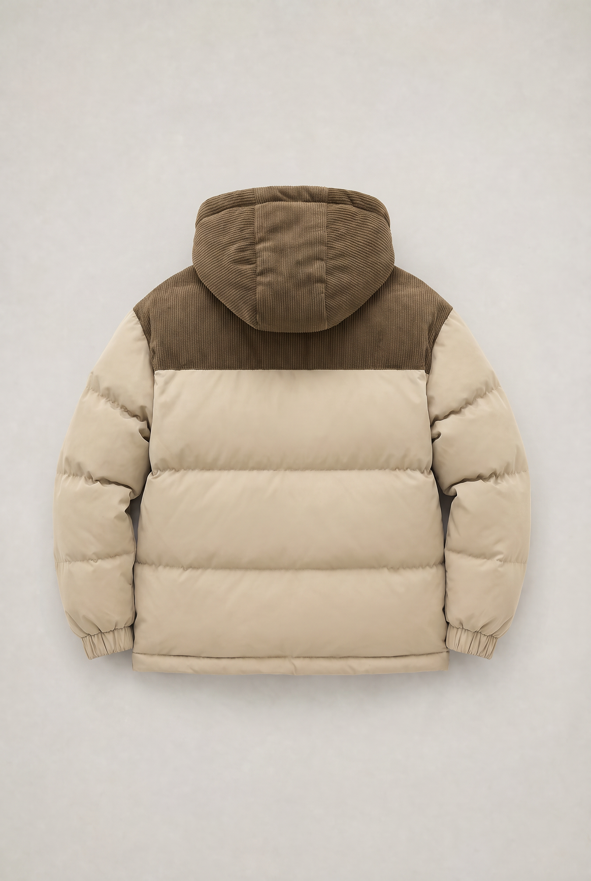 Men's Hooded Cord Puffer Jacket – view 2