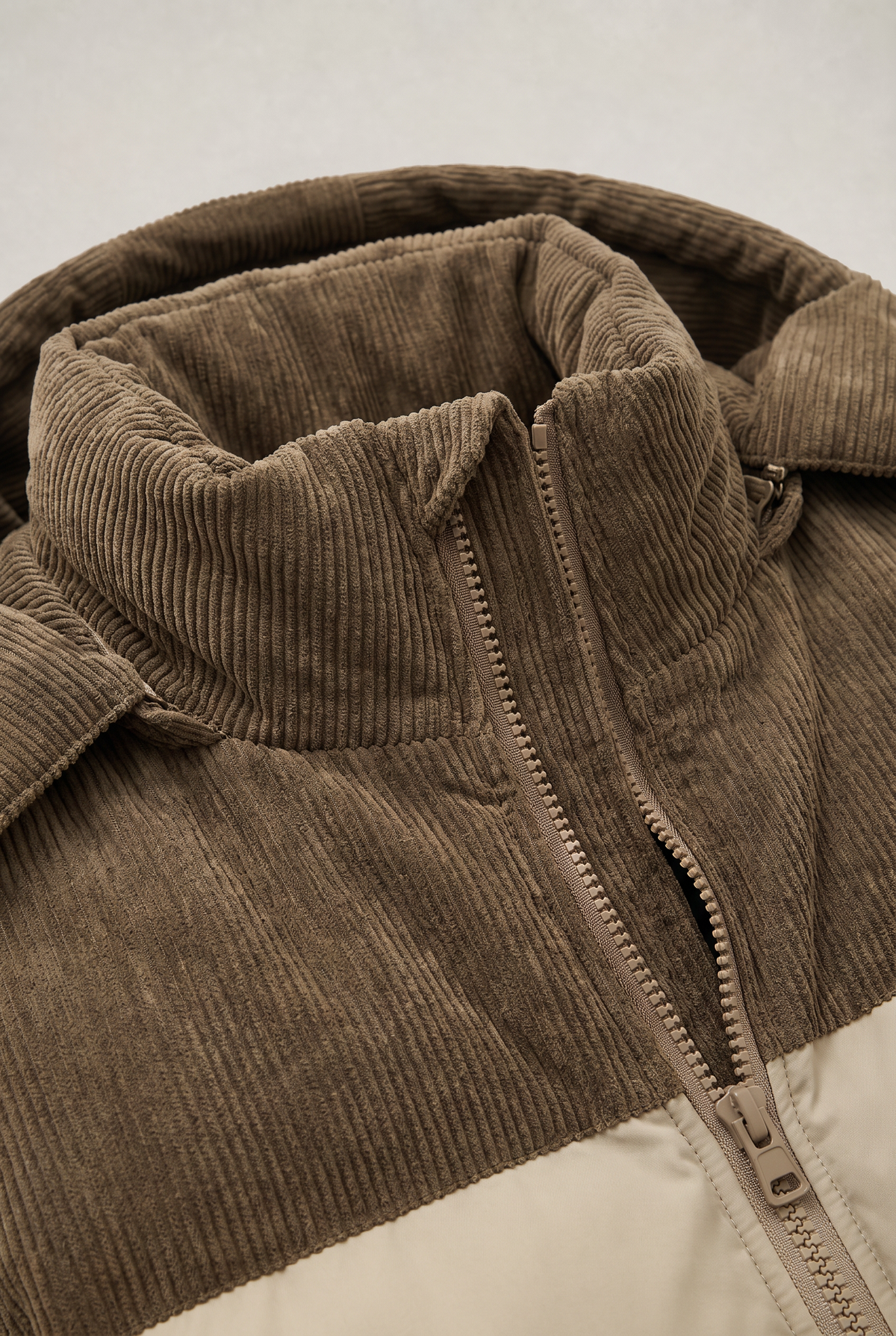 Men's Hooded Cord Puffer Jacket – view 5