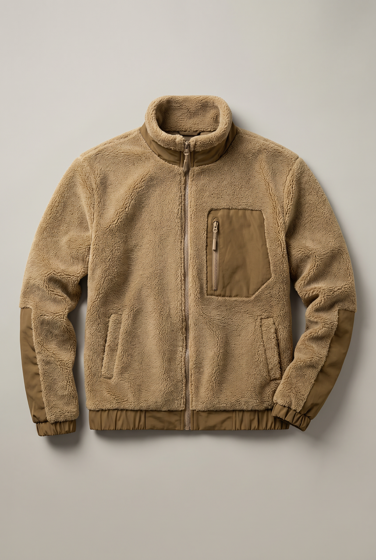 Men's Teddy Fleece Zip-Up Jacket – view 1