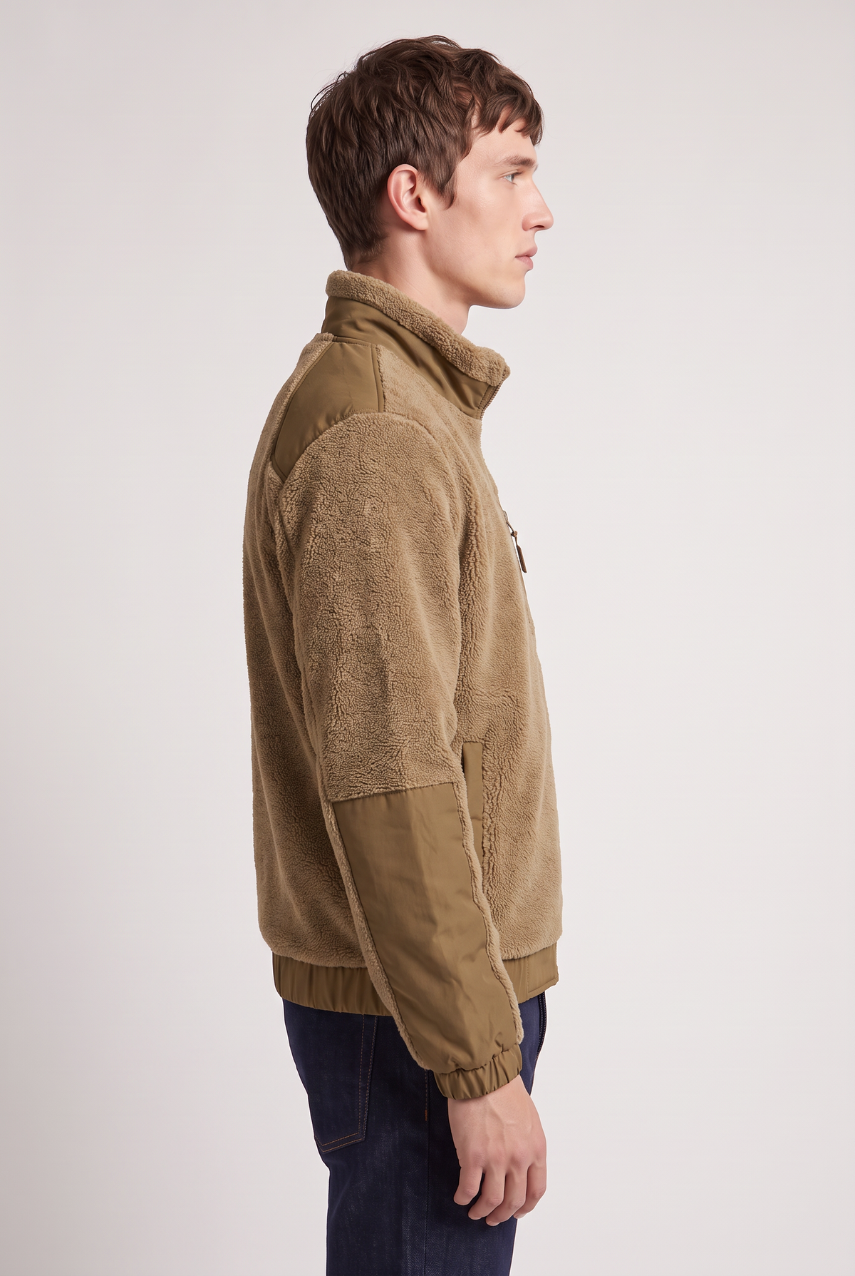 Men's Teddy Fleece Zip-Up Jacket – view 3