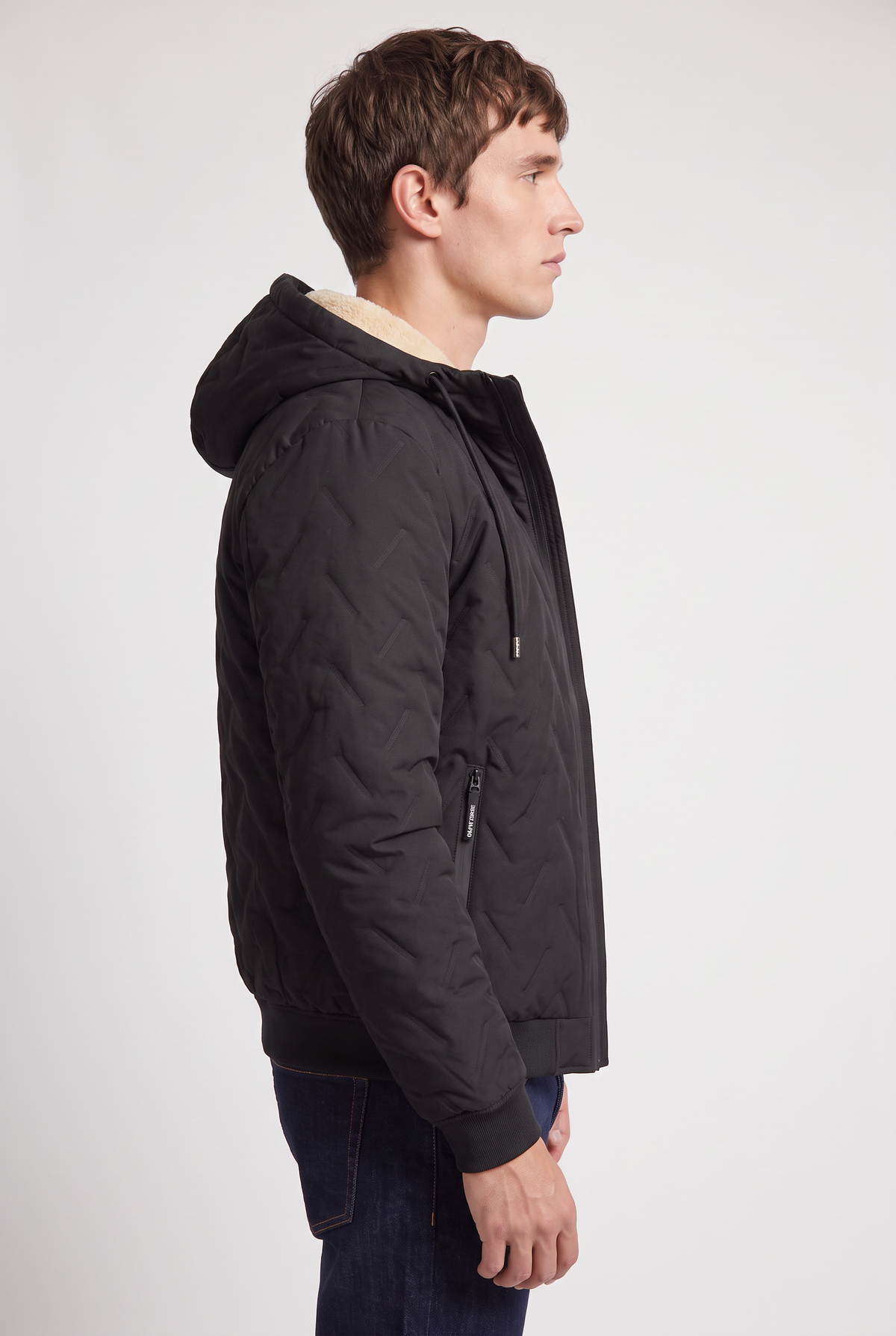 Men's Fleece-Lined Hooded Winter Jacket – view 3