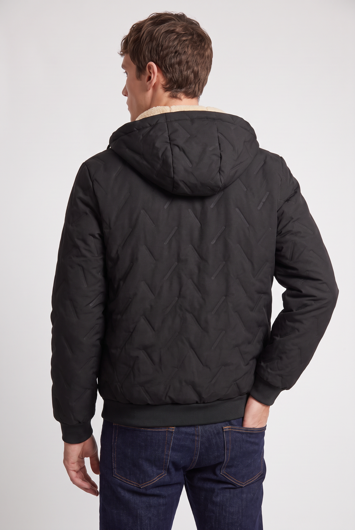 Men's Fleece-Lined Hooded Winter Jacket – view 5