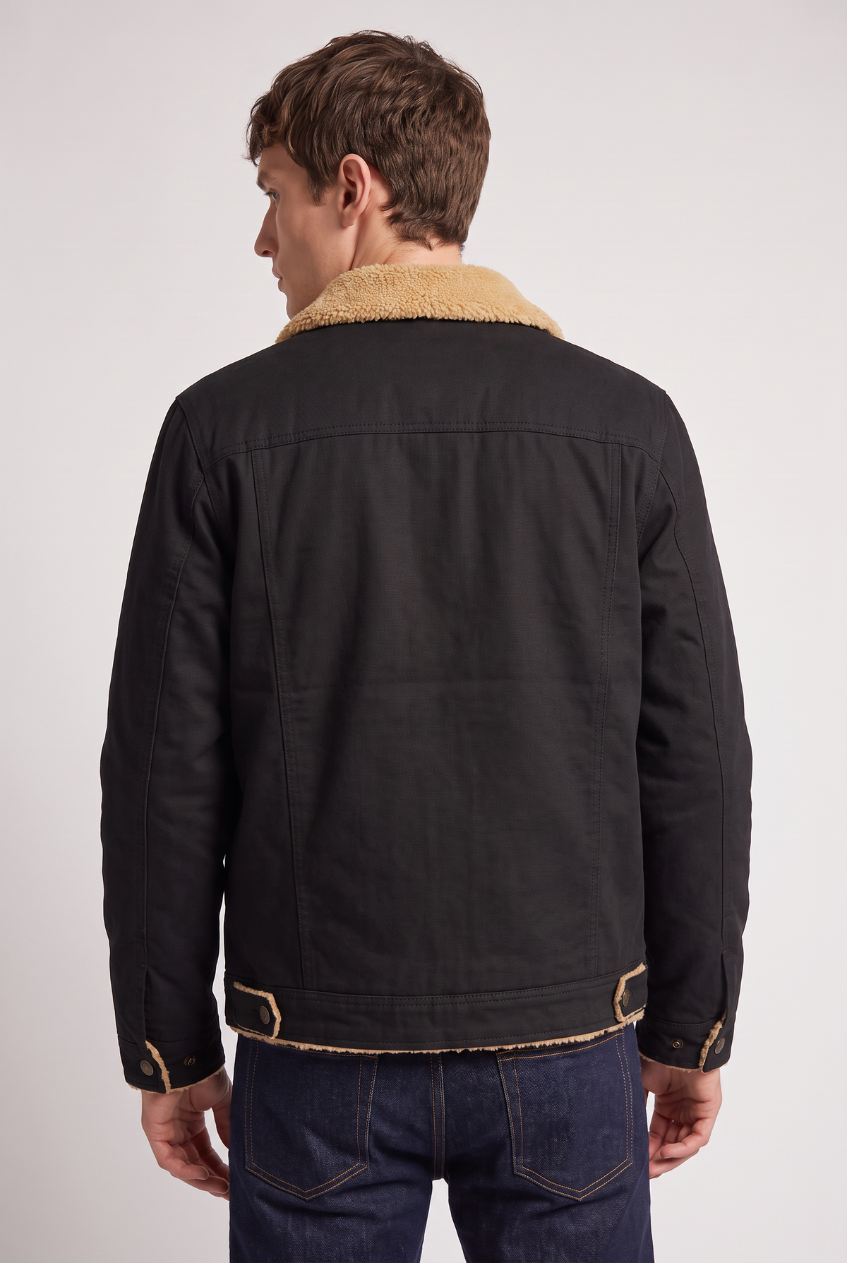 Men's Sherpa Collar Fleece-Lined Jacket – view 3