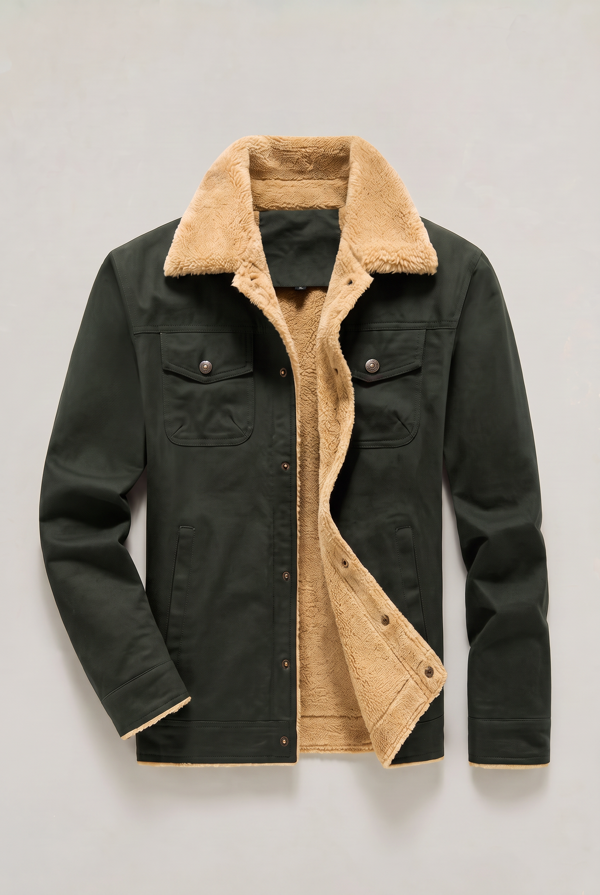 Men's Sherpa Collar Fleece-Lined Jacket – view 7