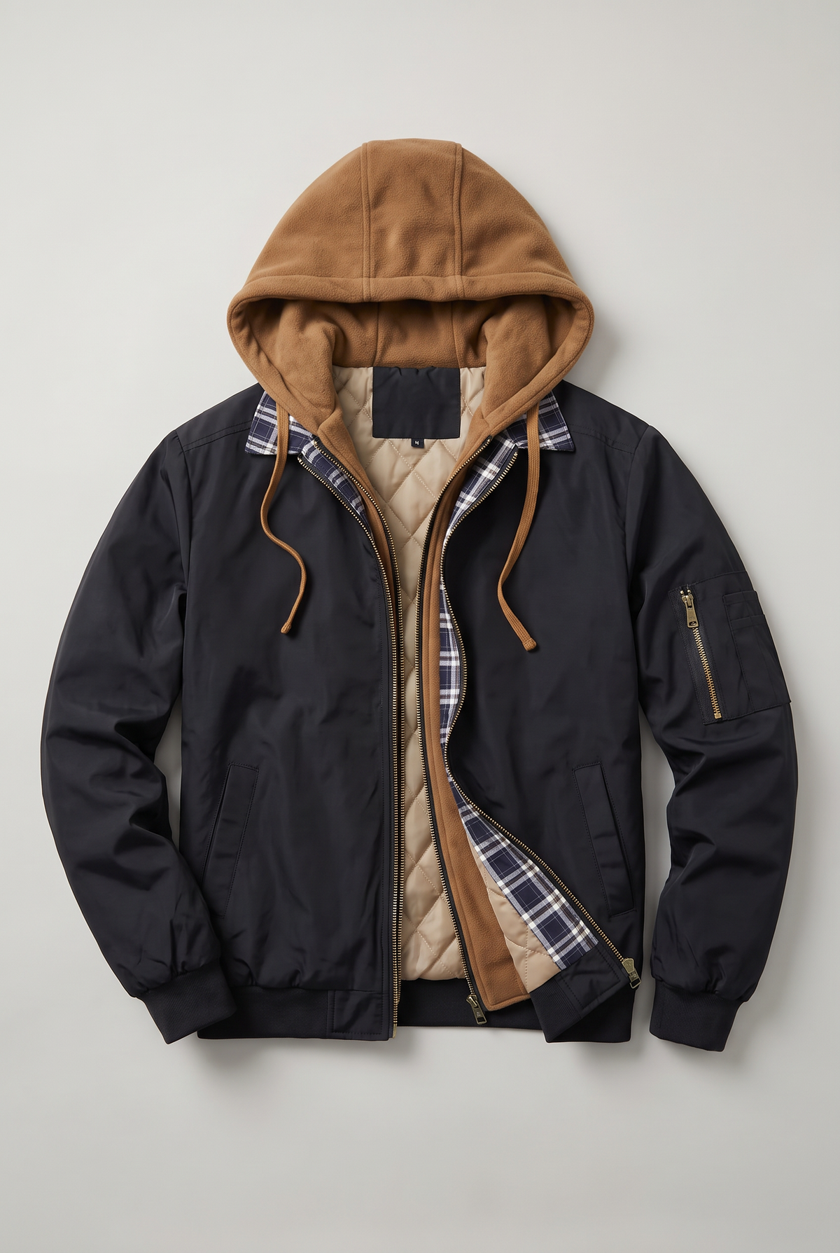 Men's Hooded Bomber Jacket – view 1