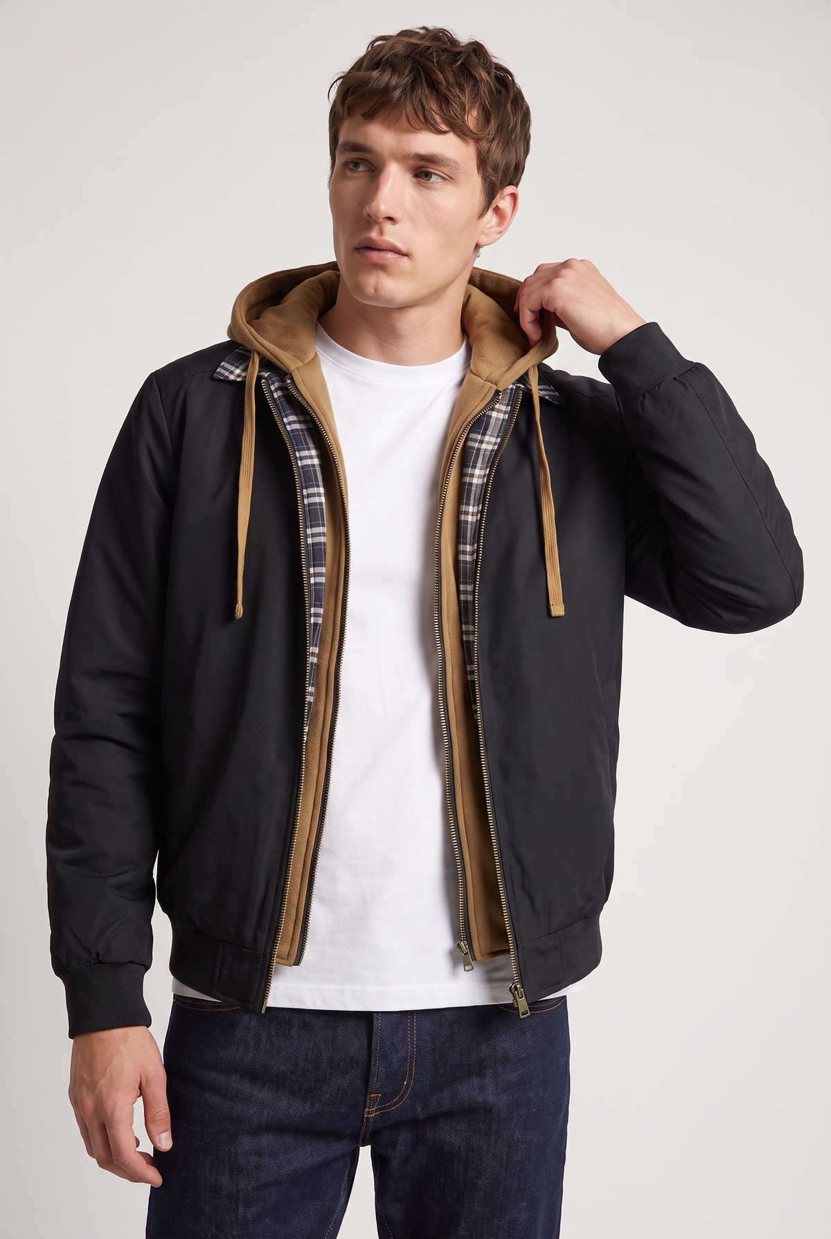 Men's Hooded Bomber Jacket – view 2