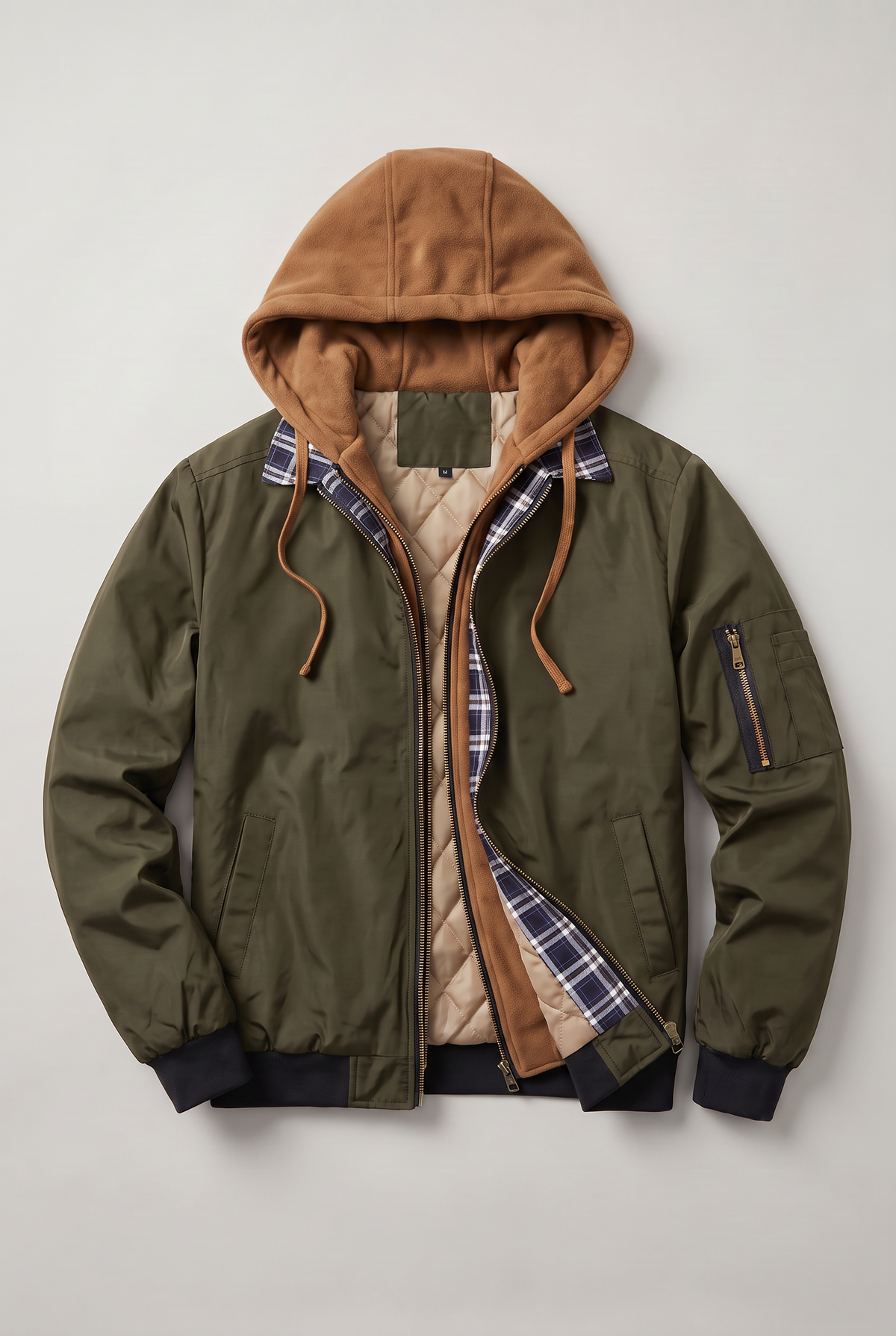 Men's Hooded Bomber Jacket – view 6