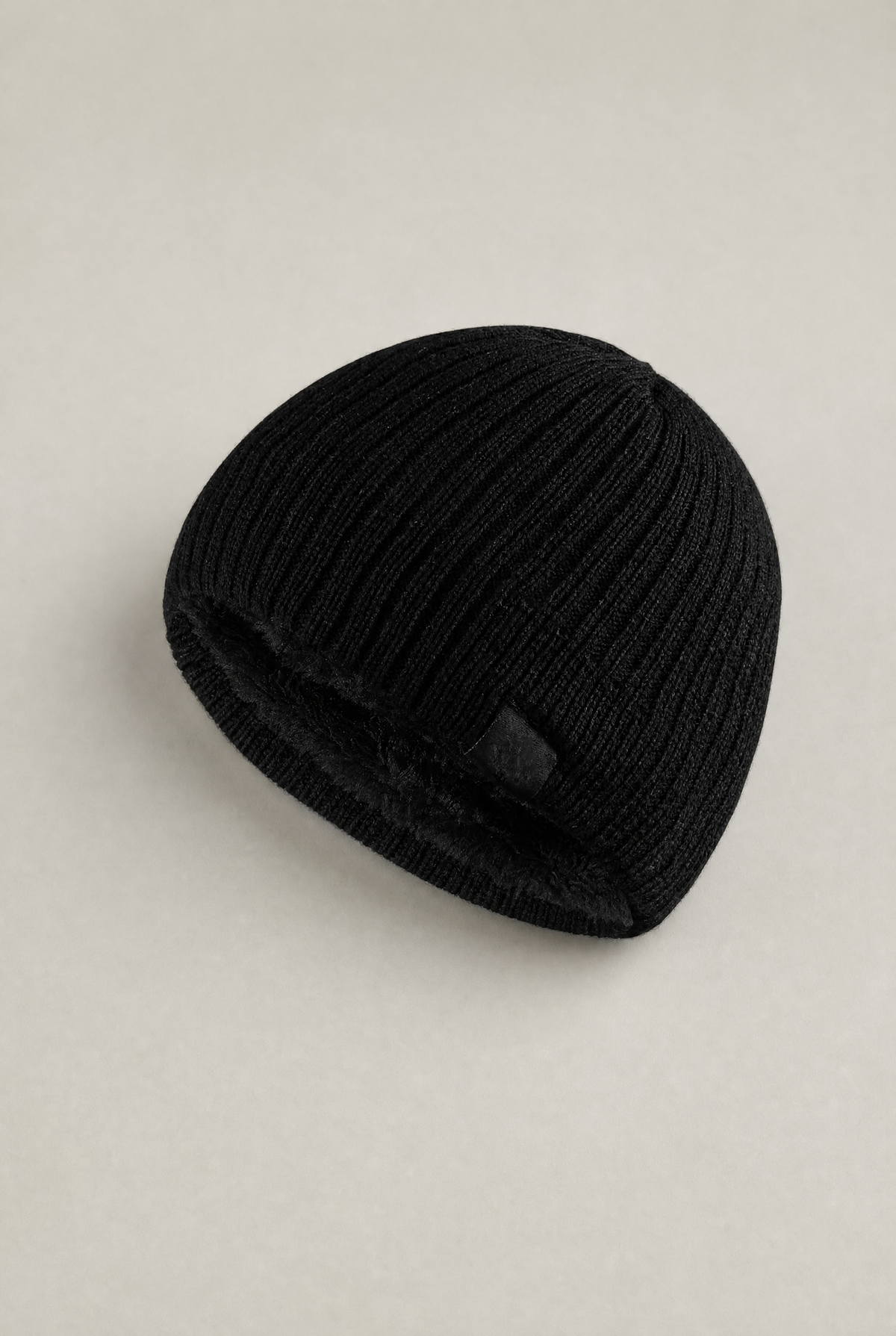 Men's Fleece Lined Ribbed Beanie – view 2
