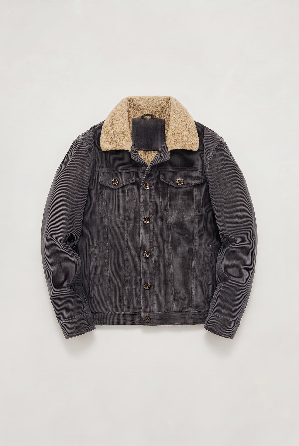 Men's Cotton Corduroy Trucker Jacket – view 7