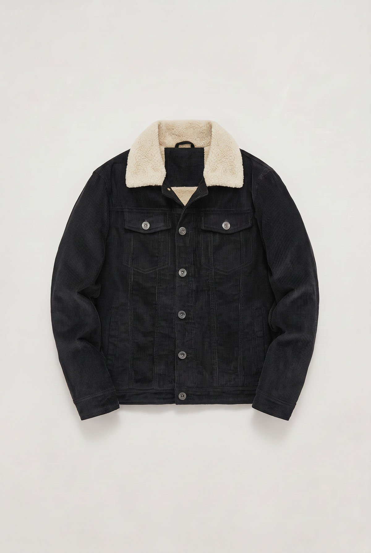 Men's Cotton Corduroy Trucker Jacket – view 8