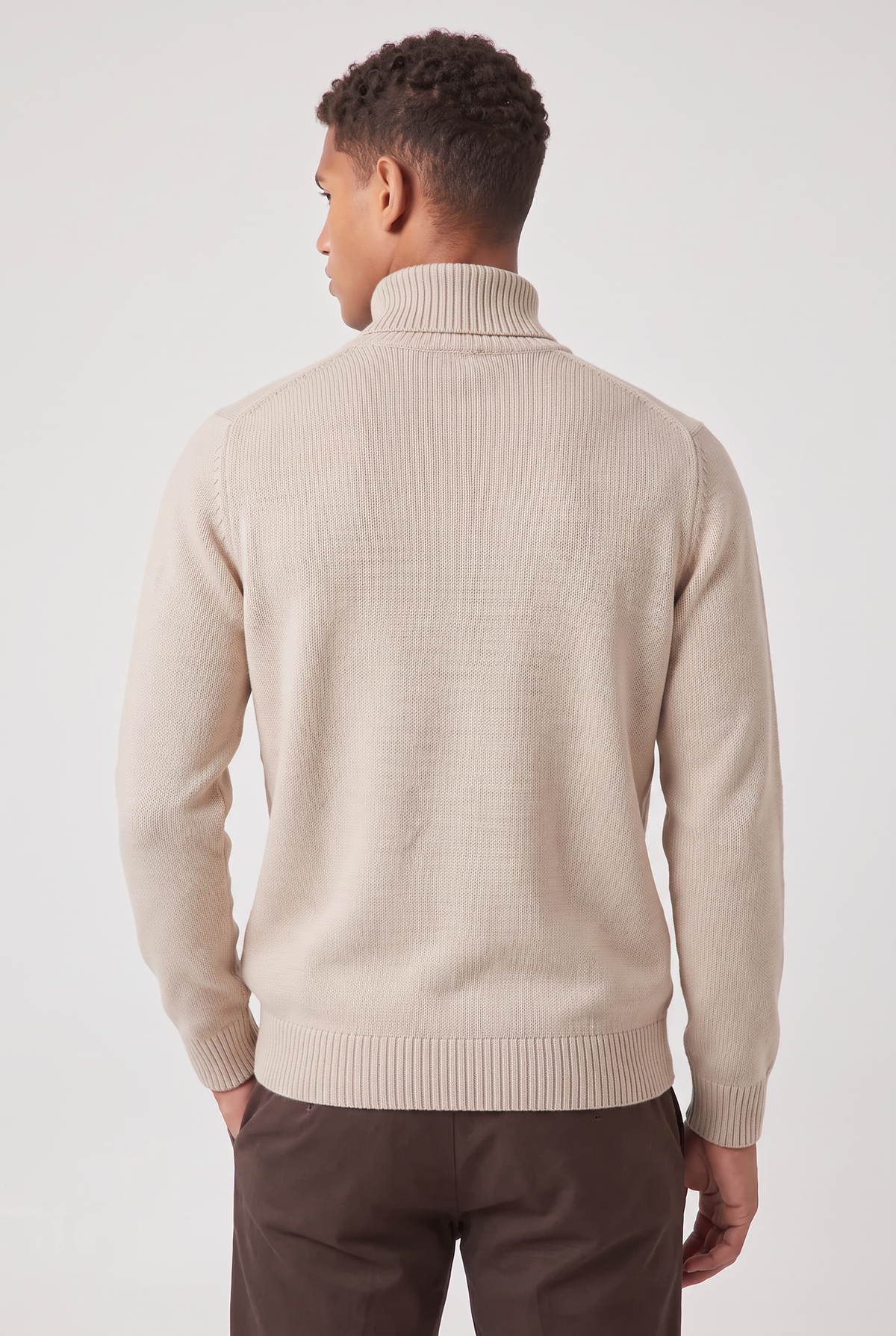 Men's Slim Fit Roll Neck Jumper – view 22