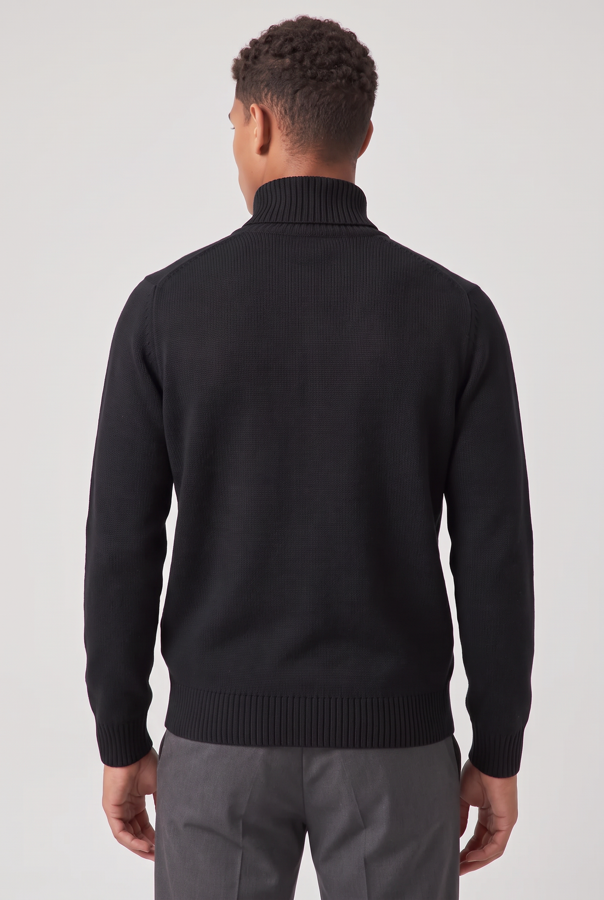 Men's Slim Fit Roll Neck Jumper – view 14