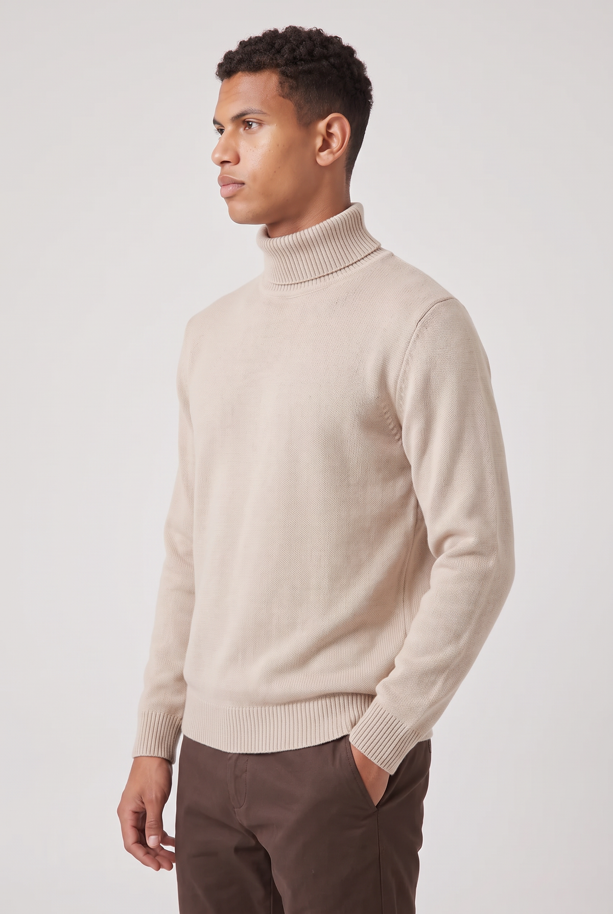 Men's Slim Fit Roll Neck Jumper – view 21