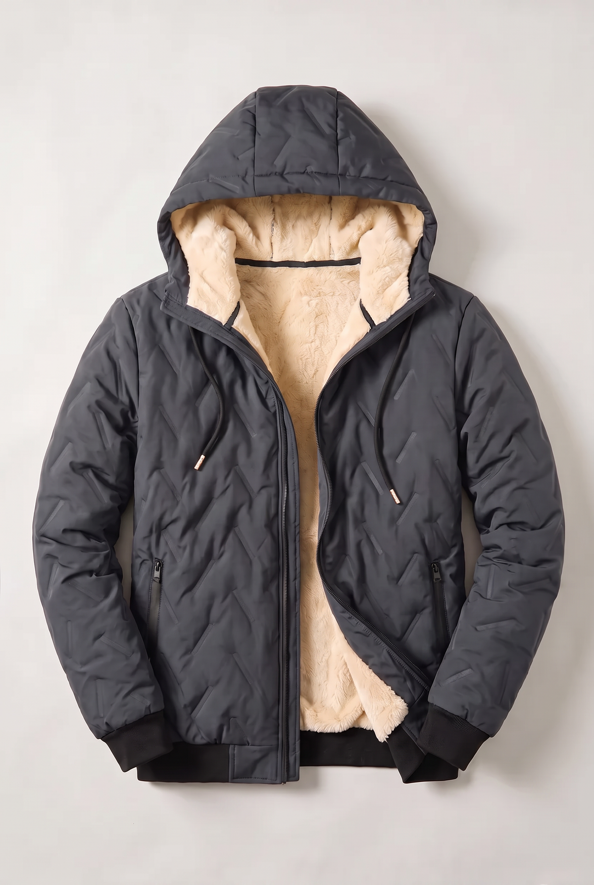 Men's Fleece-Lined Hooded Winter Jacket – view 7