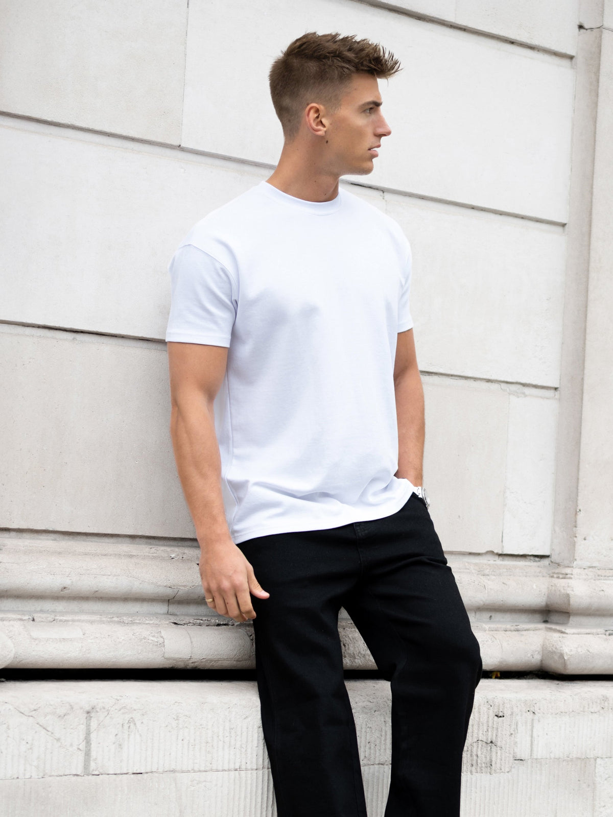Vol.17 Straight Leg Jeans - Black by SATRI & CO. – product view 6