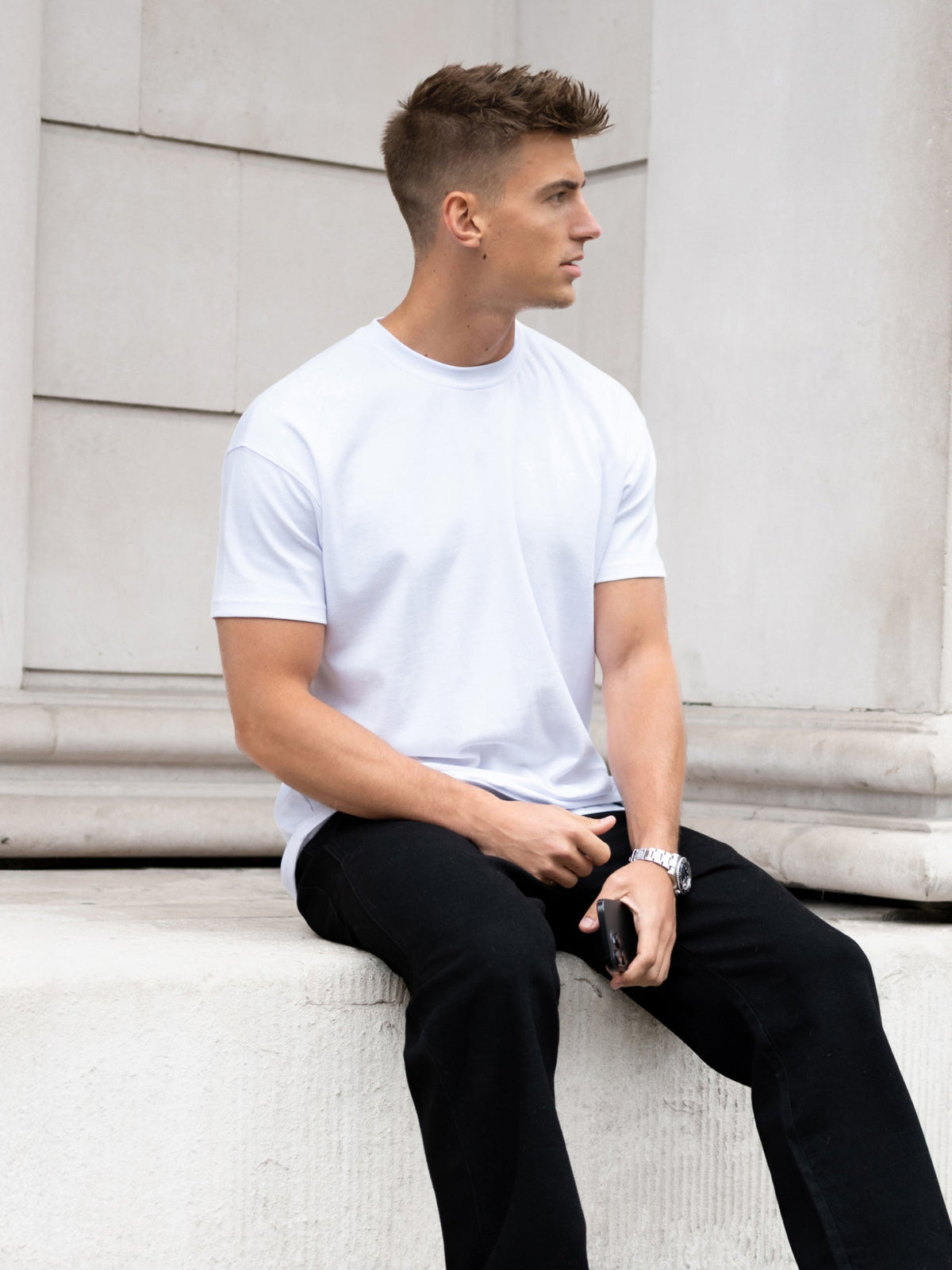Vol.17 Straight Leg Jeans - Black by SATRI & CO. – product view 5