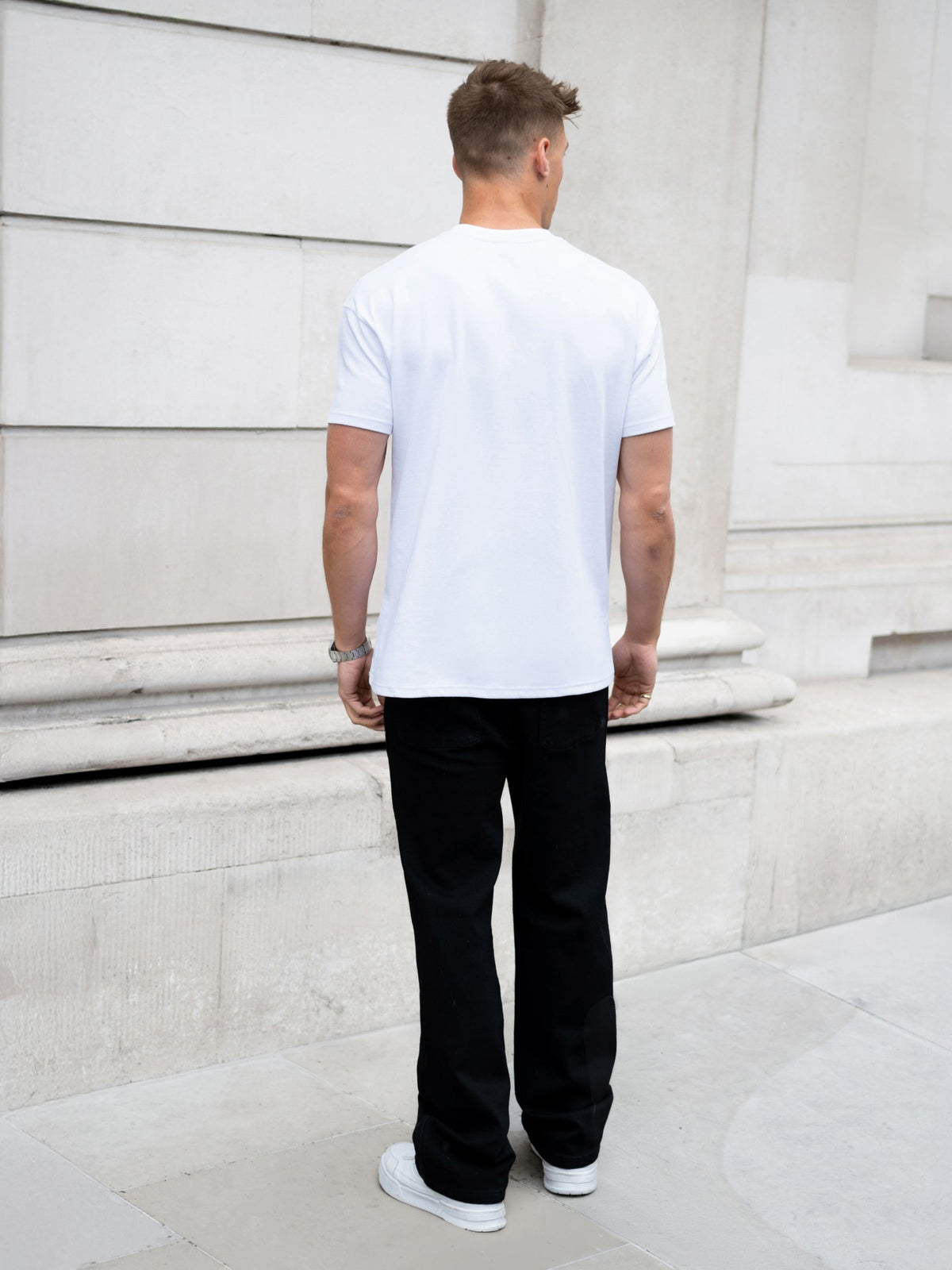 Vol.17 Straight Leg Jeans - Black by SATRI & CO. – product view 4